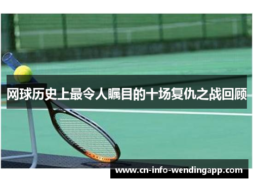 网球历史上最令人瞩目的十场复仇之战回顾