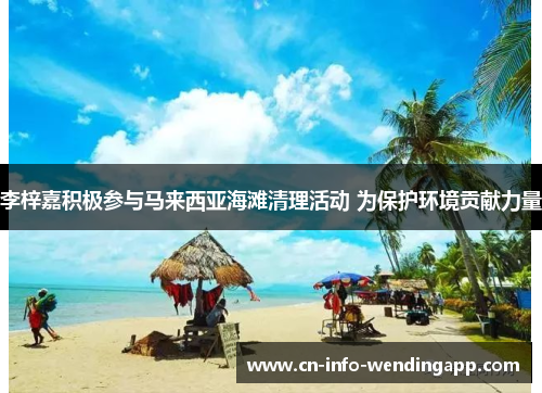 李梓嘉积极参与马来西亚海滩清理活动 为保护环境贡献力量